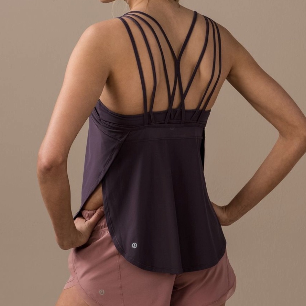 Lululemon Anew Singlet Black Currant